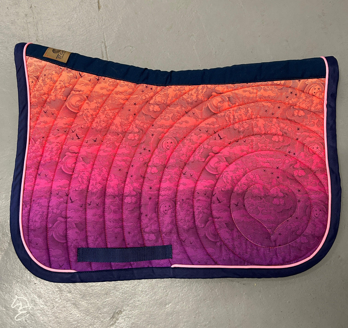 27 Cedar Custom Jumper English Saddle Pads-Western Saddle Pad-27 Cedar Custom Saddle Pads-Kynaite Blue - Full-Evolution Equestrian Co.