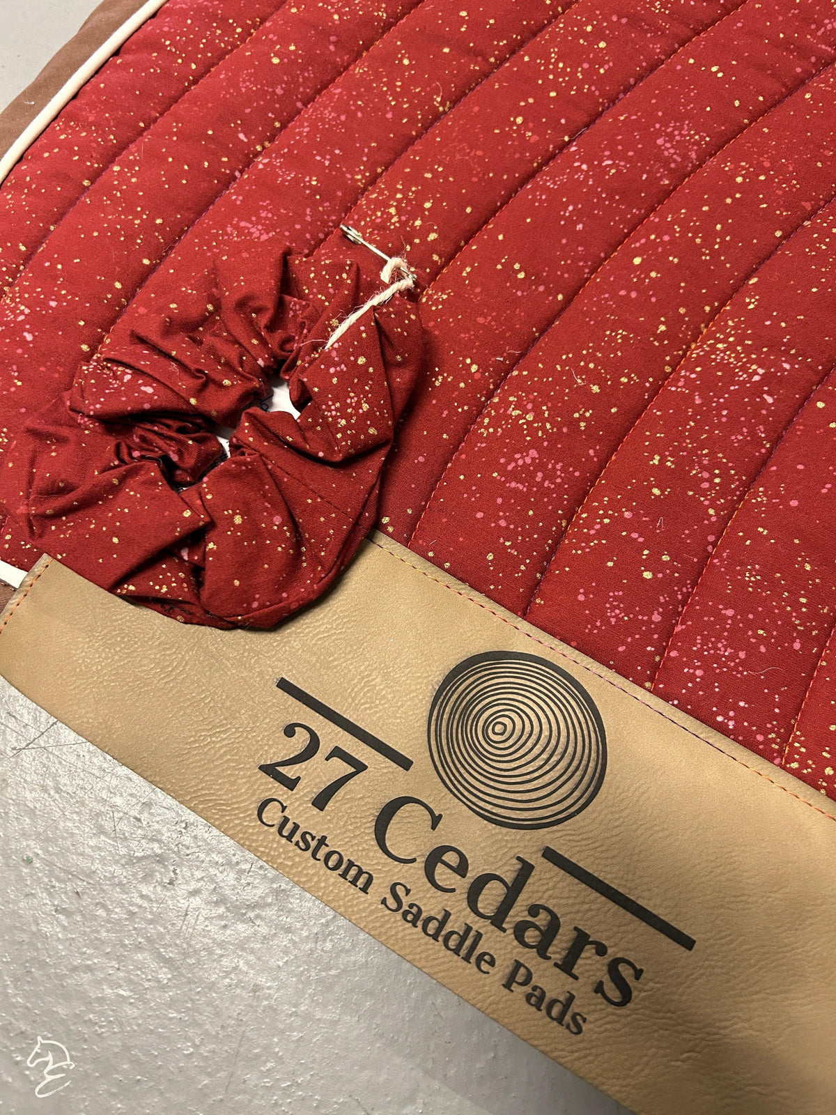 27 Cedar Custom Western Saddle Pads-Western Saddle Pad-27 Cedar Custom Saddle Pads-Johnny Cash - Single - 30"-Evolution Equestrian Co.