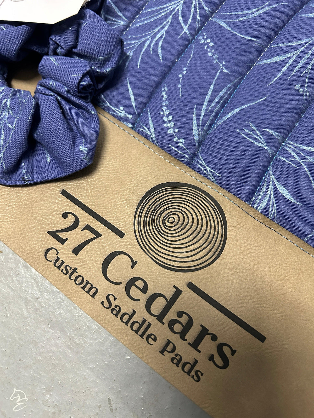 27 Cedar Custom Western Saddle Pads-Western Saddle Pad-27 Cedar Custom Saddle Pads-Johnny Cash - Single - 30"-Evolution Equestrian Co.