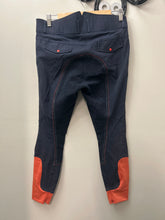 Load image into Gallery viewer, Elation Dark Navy Full Seat Breeches 30
