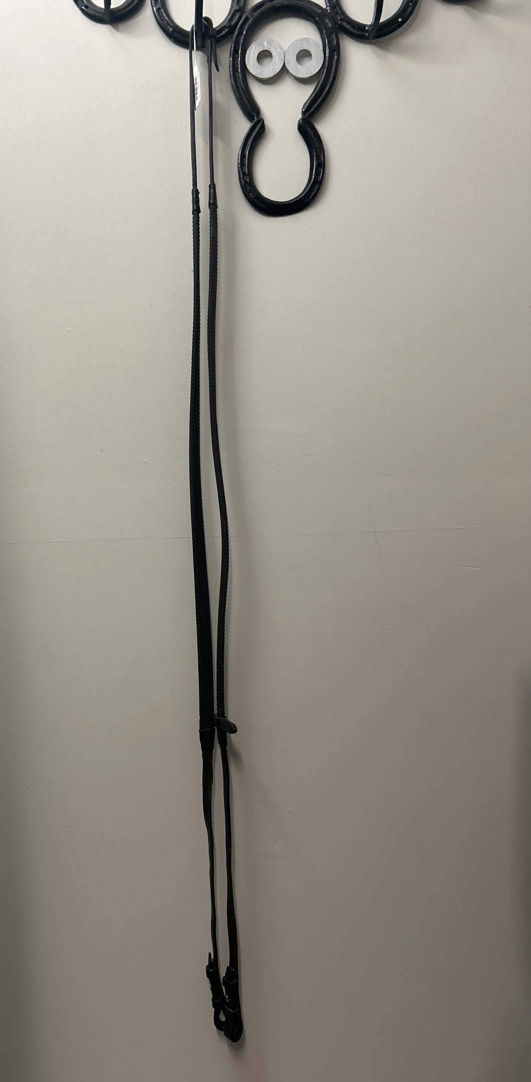 Black Rubber Reins