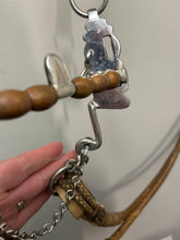 Load image into Gallery viewer, Traditional Peruvian Paso Rawhide Bridle with Roller Bit
