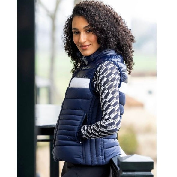 Mrs. Ros Equestrian Navy Vest Large-Vest-Consignment-Evolution Equestrian Co.