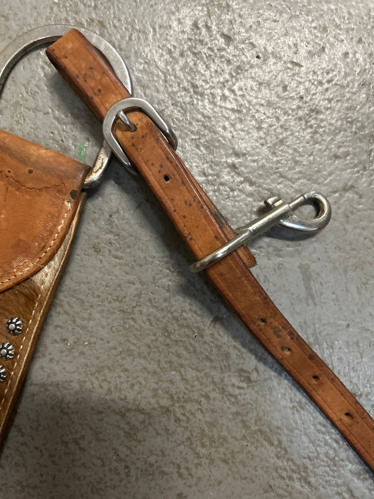 Cowhide Western Breastplate