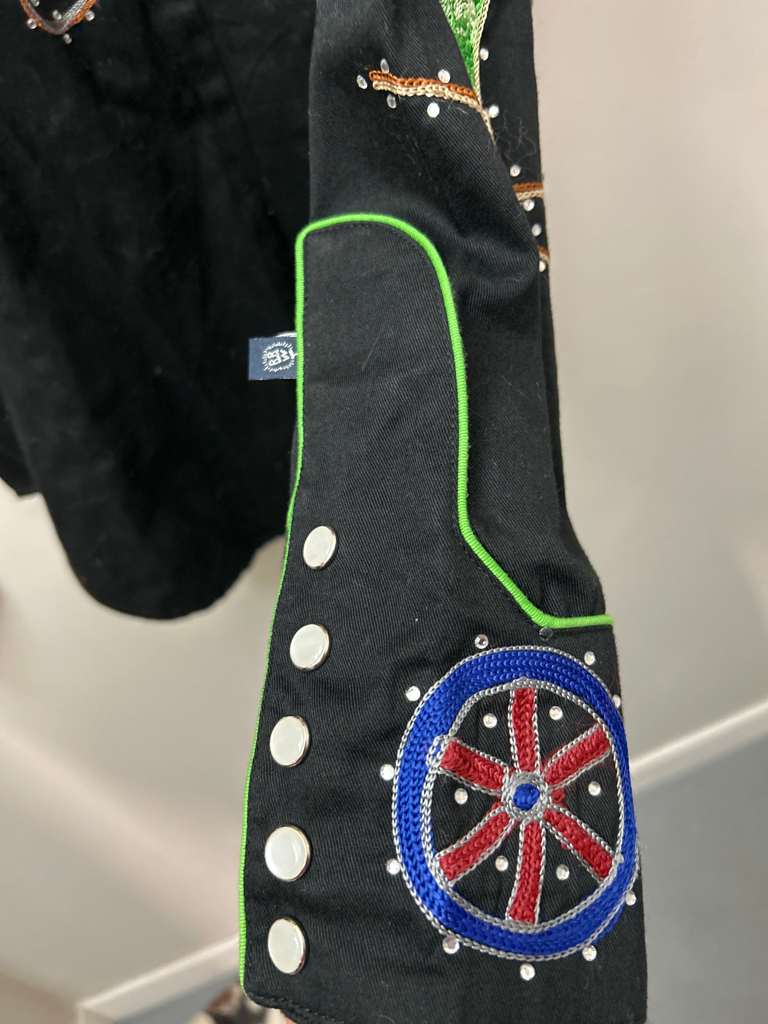 Women's Embroidered Western Shirt XS Black-Western Shirt-Consignment-Evolution Equestrian Co.