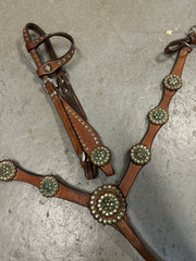 Lime Green Gem Tack Set