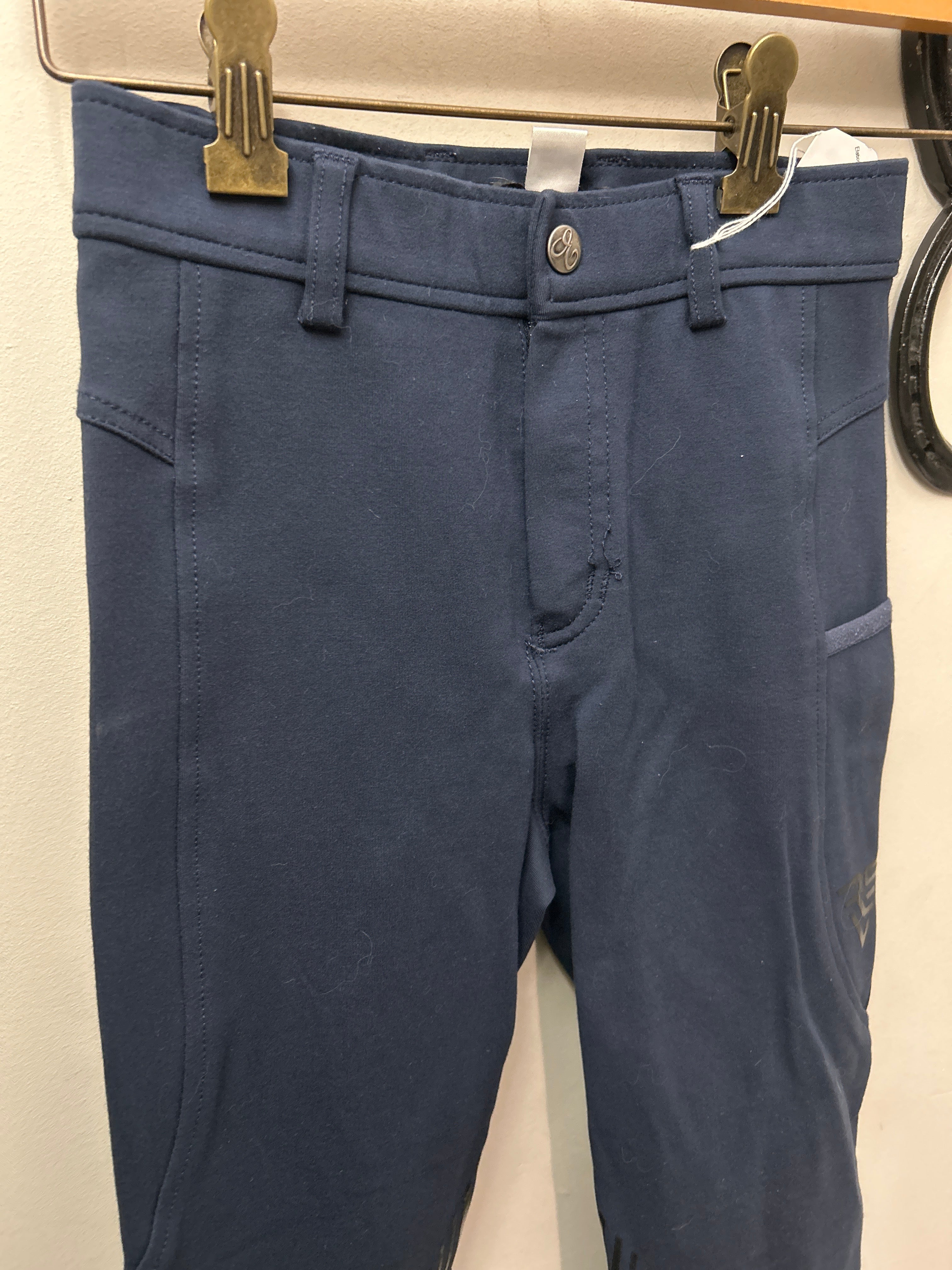 Elation Red Label Sport Navy Kid's Breeches 12