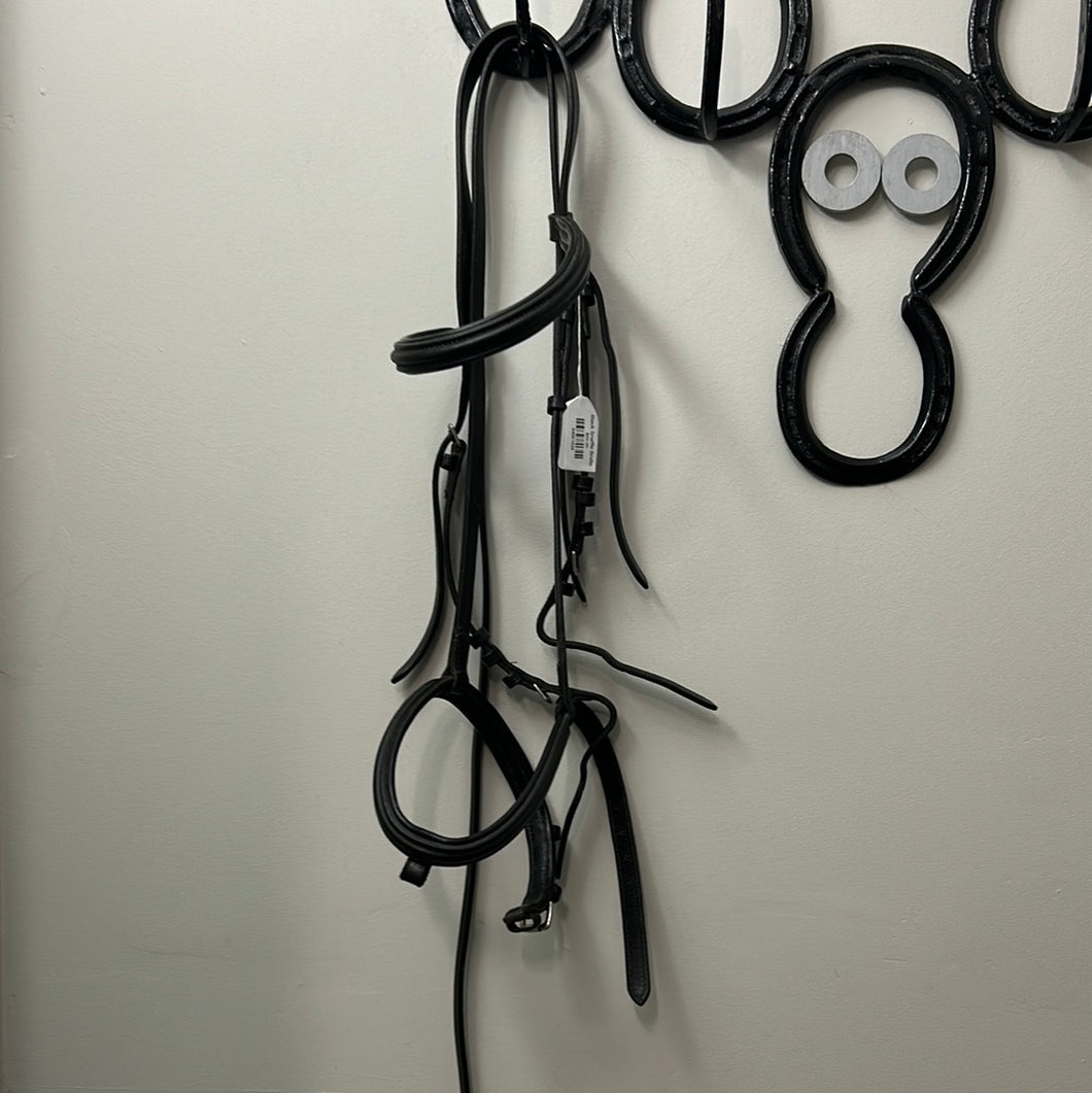Black Snaffle Bridle