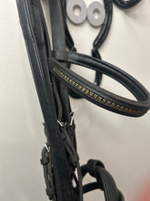 Load image into Gallery viewer, Black Older Dressage Bridle
