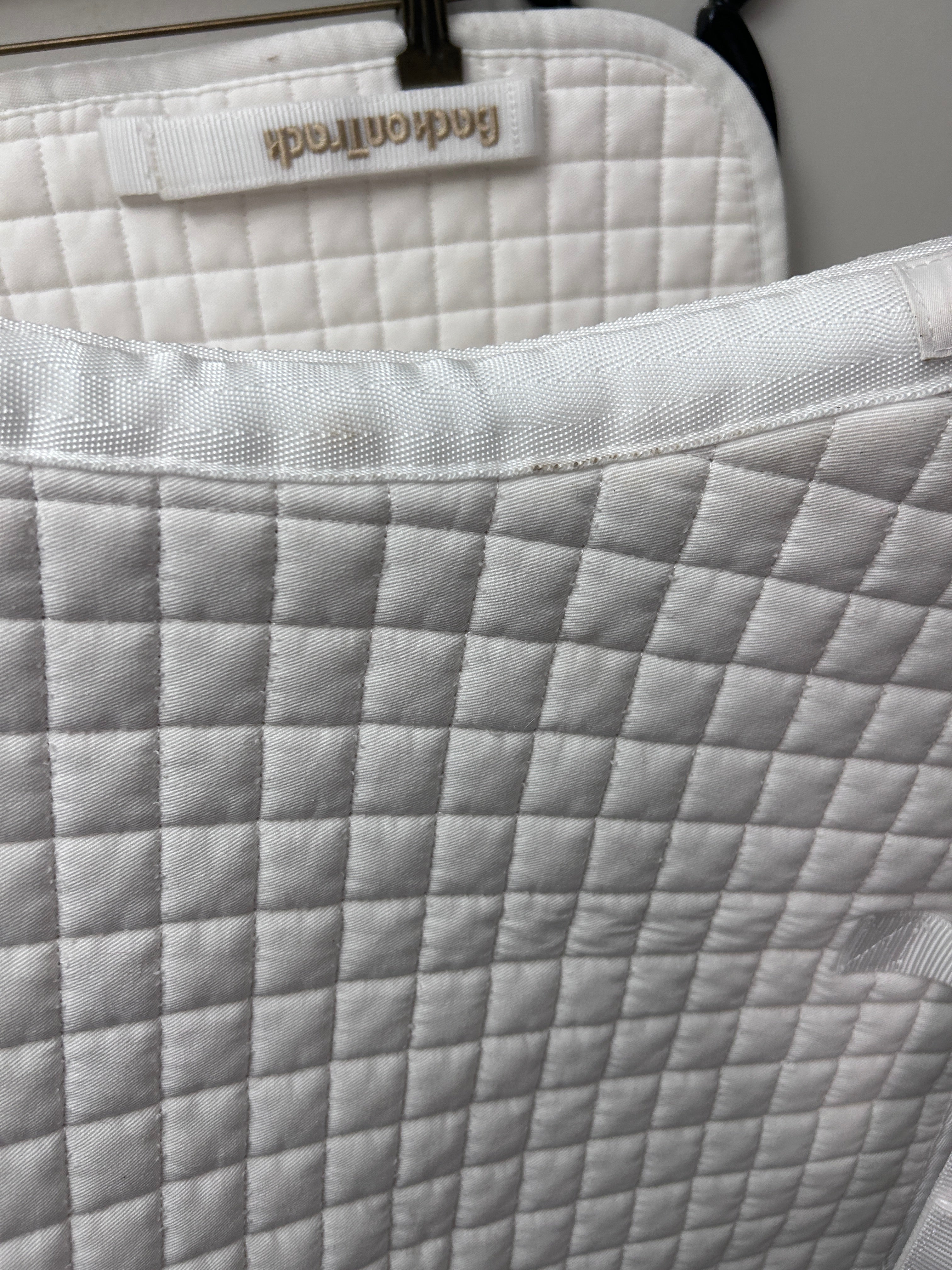 Back on Track White Dressage Saddle Pad