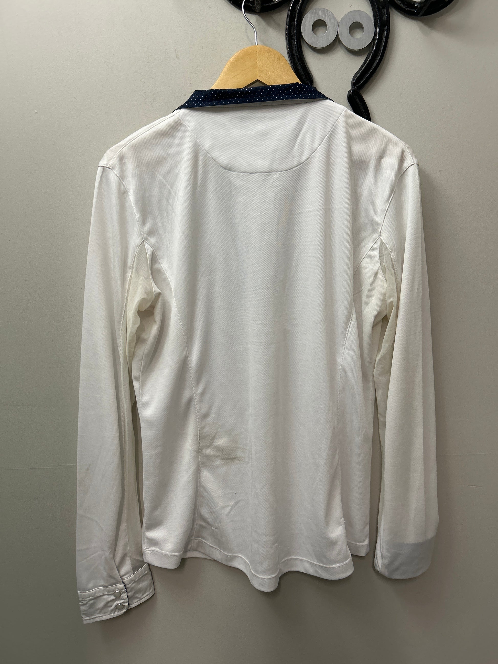 Horze English Show Shirt XLarge-Riding Shirts-Consignment-Evolution Equestrian Co.