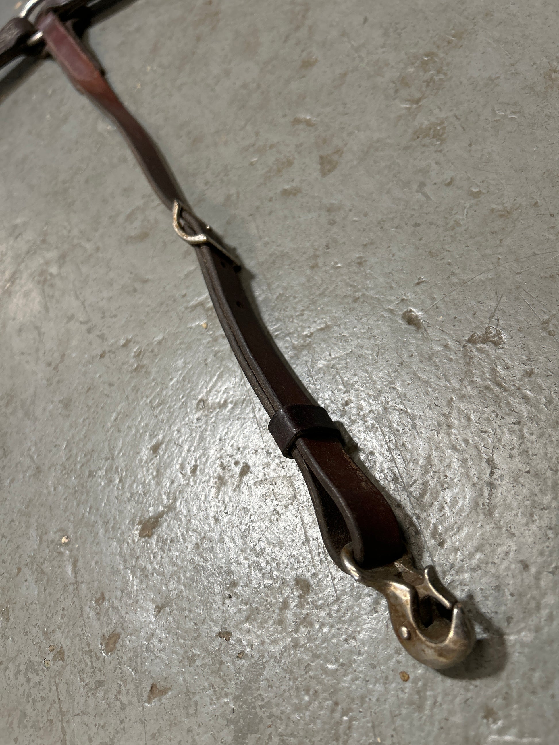 Circle Y Floral Straight Breast Collar Walnut-Western Tack-Consignment-Evolution Equestrian Co.