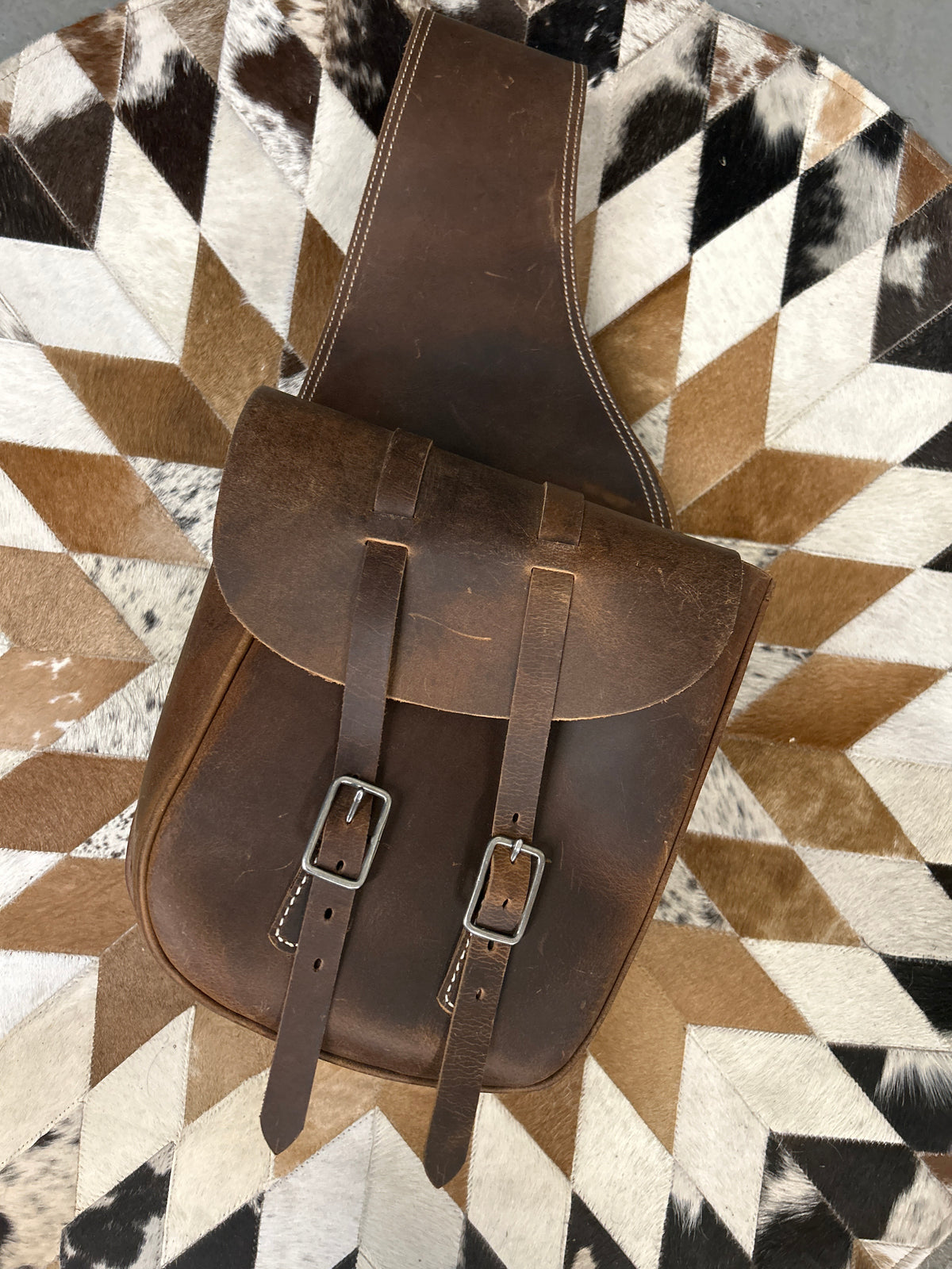 Leather Saddle Bags