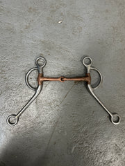 Single Jointed Copper Western Bit 5"