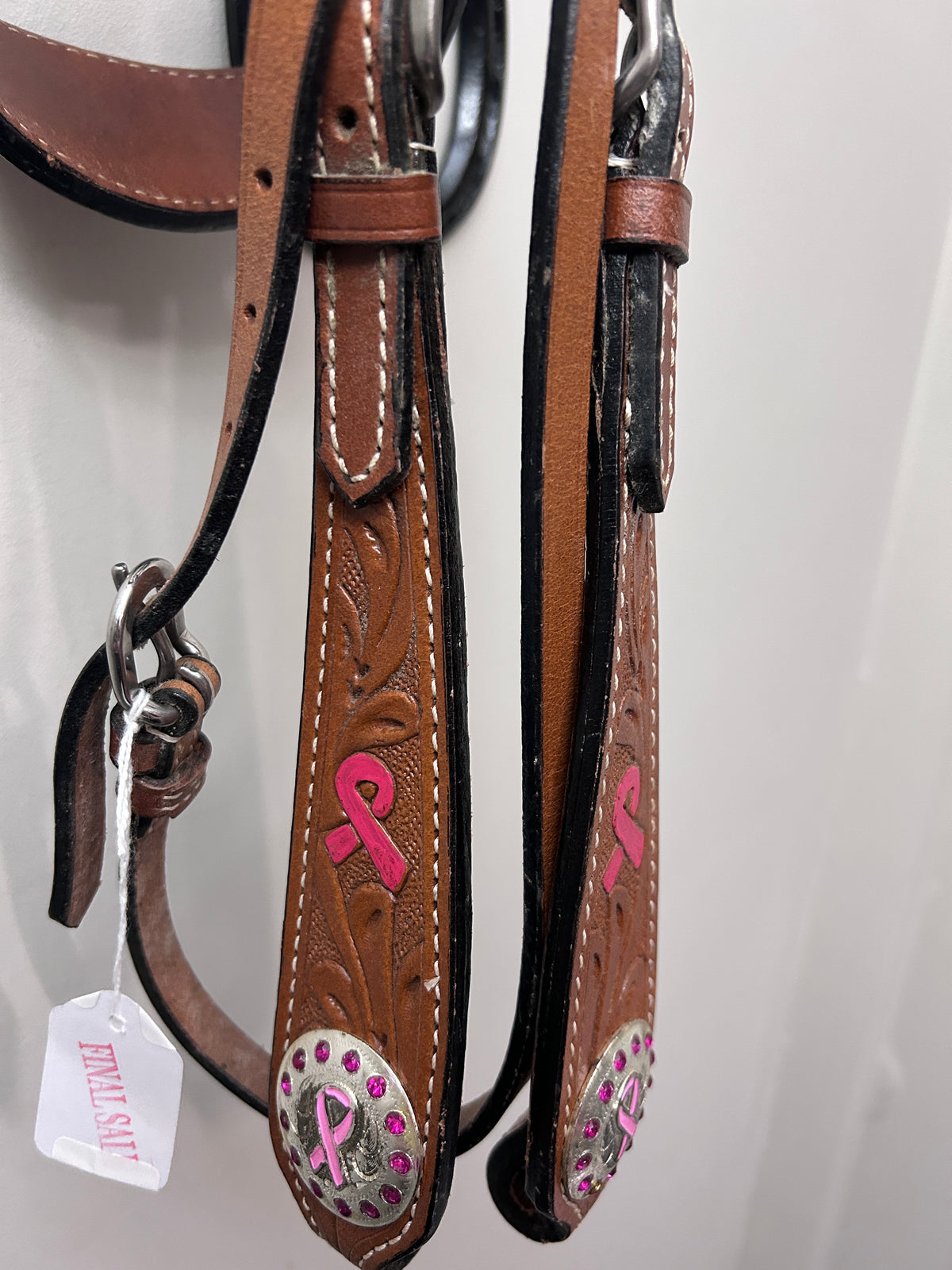 Breast Cancer Light Oil Headstall