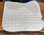 LeMieux X-Grip Silicone White Dressage Saddle Pad