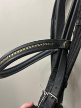 Load image into Gallery viewer, Black Older Dressage Bridle
