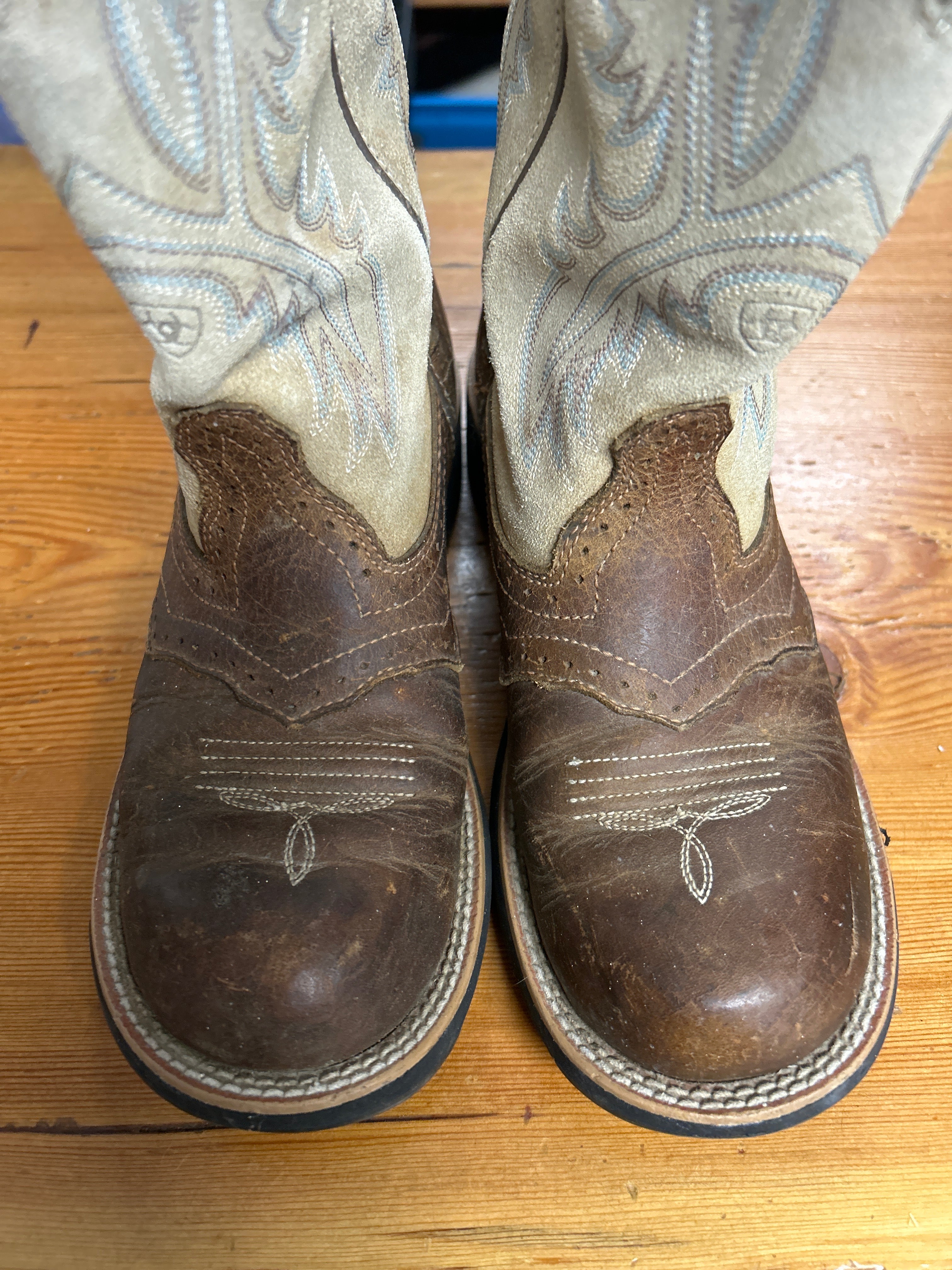 Ariat Fat Baby Cowboy Boots 7.5B