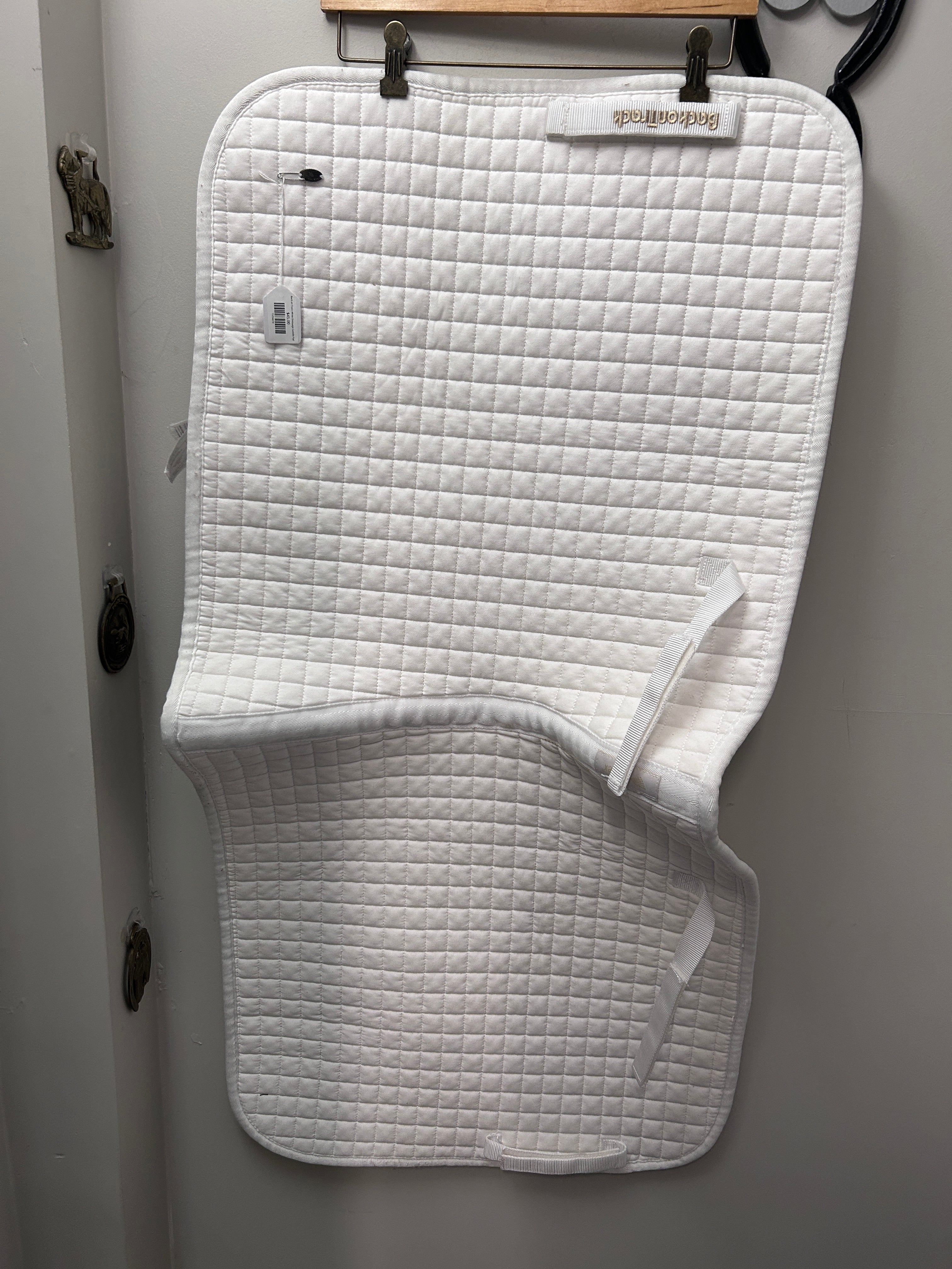 Back on Track White Dressage Saddle Pad