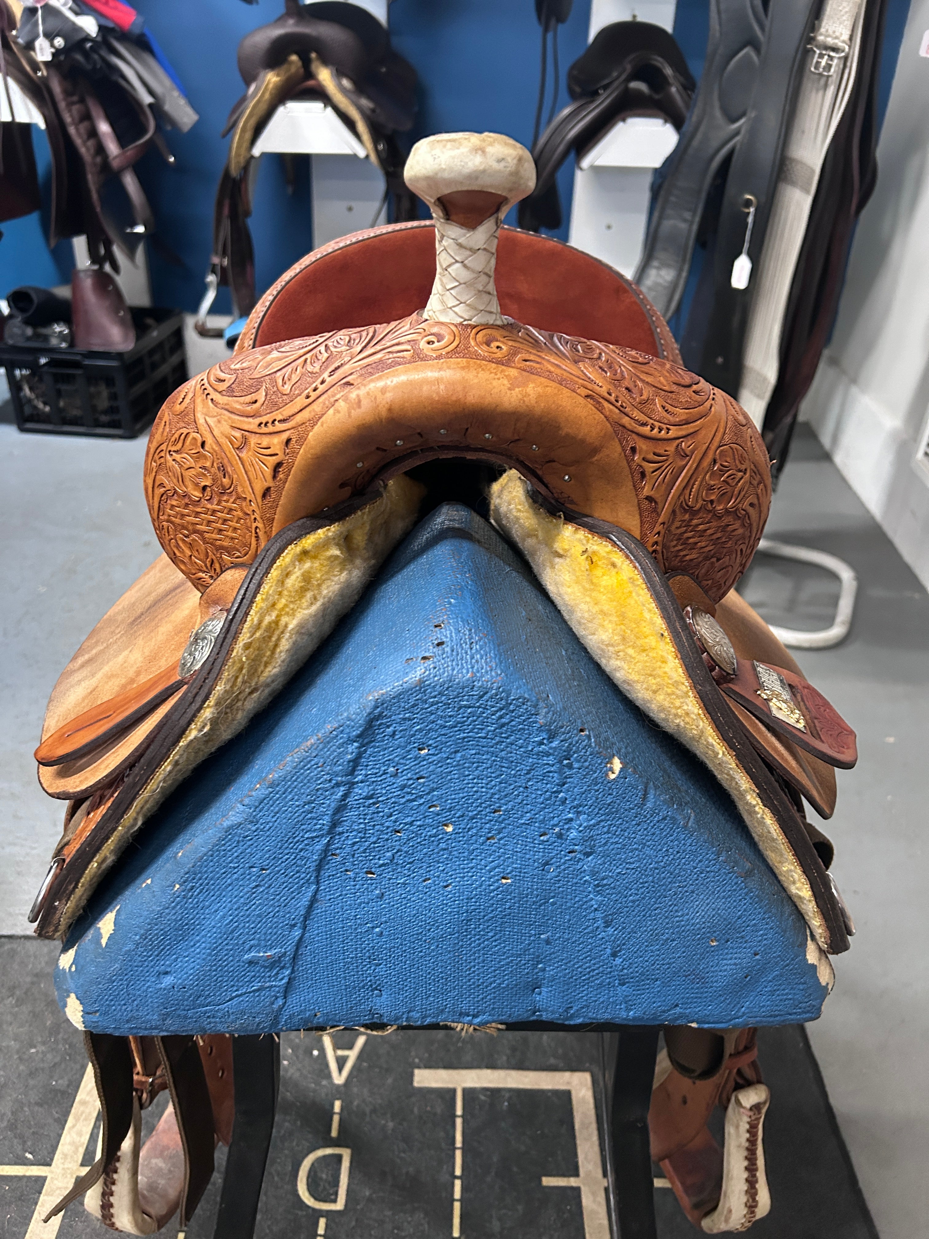 14" Circle Y NBHA Barrel Saddle-Evolution Equestrian Co.-Evolution Equestrian Co.