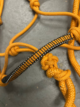 Load image into Gallery viewer, Orange Rope Halter with Lead
