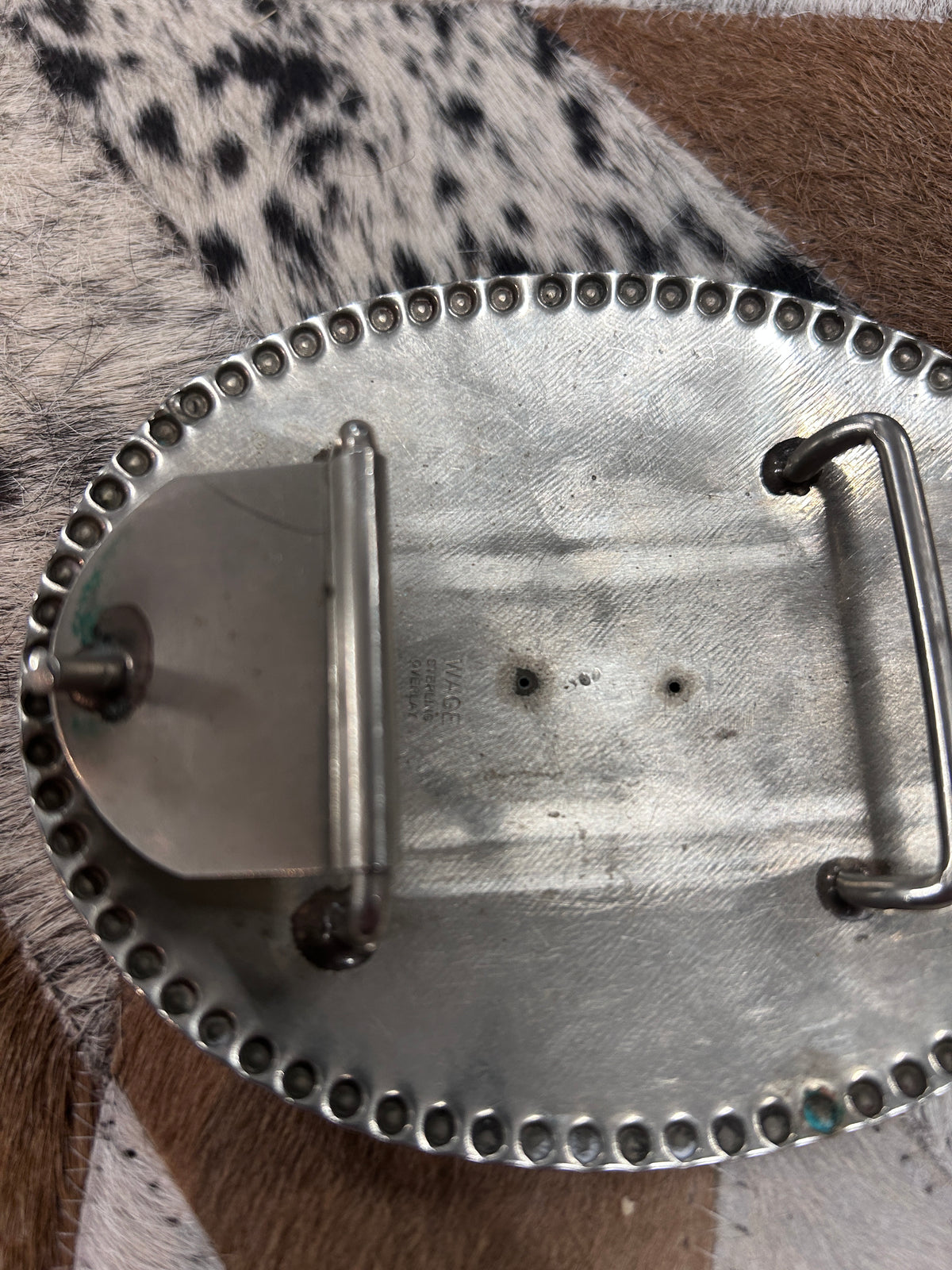 Wage Double Horse Head Belt Buckle