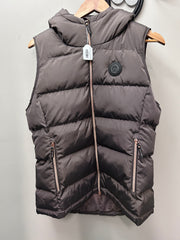Tempo Taupe Hooded Vest Large