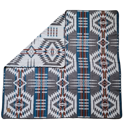 Wylde Brigade - Cuenca Aztec Reversible Blanket: Queen-Wylde Brigade-Evolution Equestrian Co.