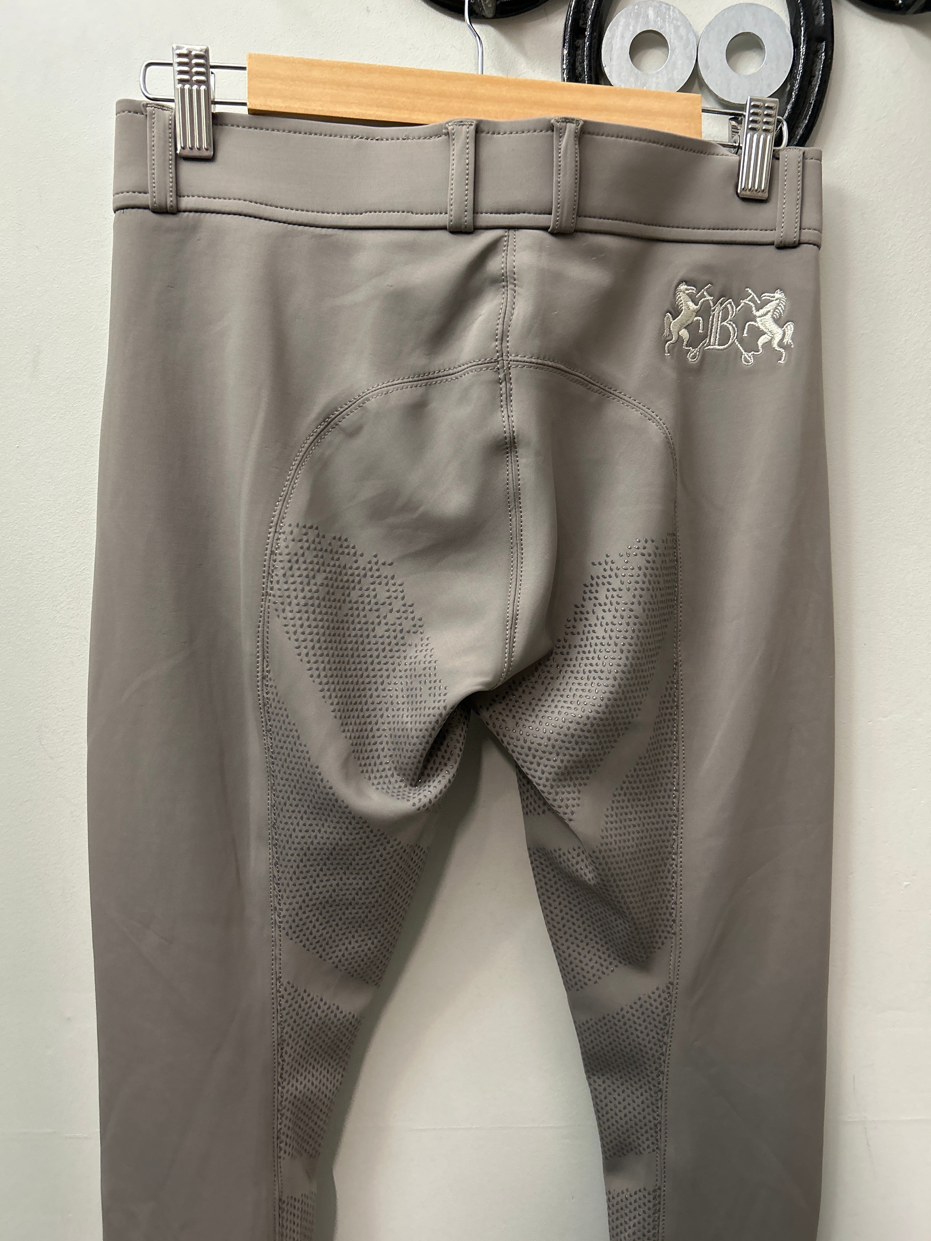 B Vertigo Stone Full Seat Breeches 26