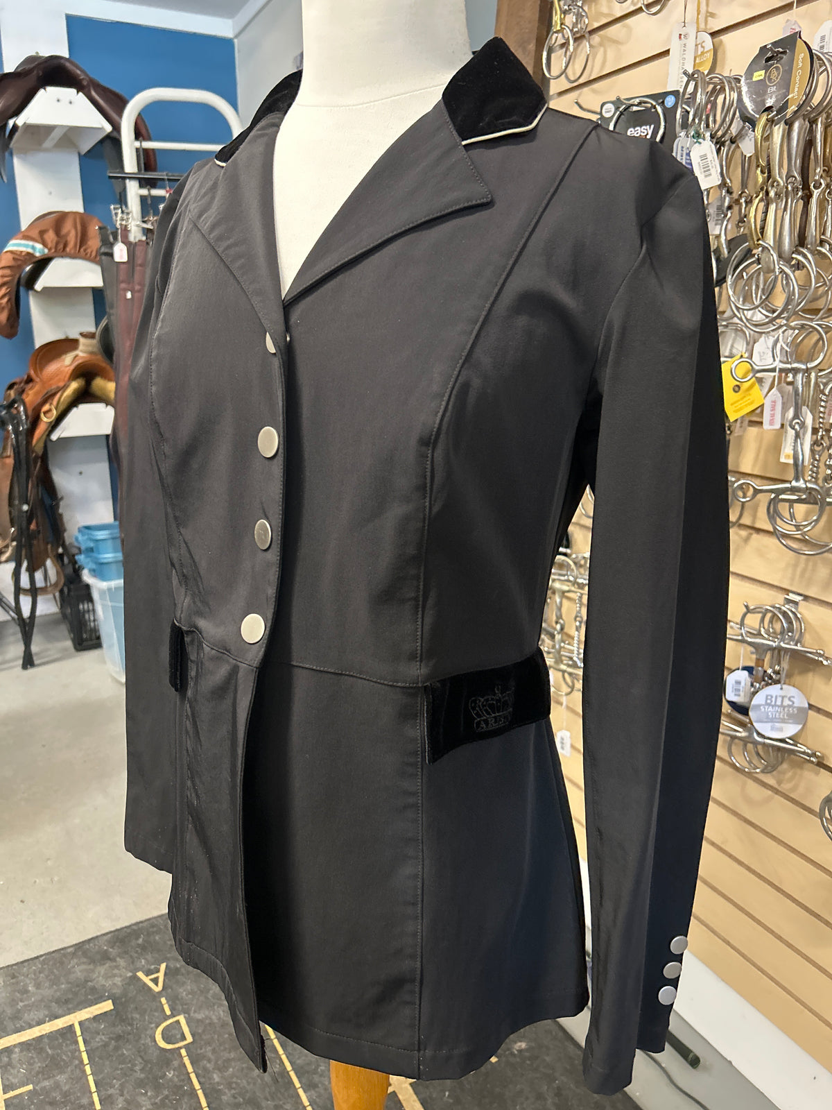 Arista Black Dressage Show Jacket Large