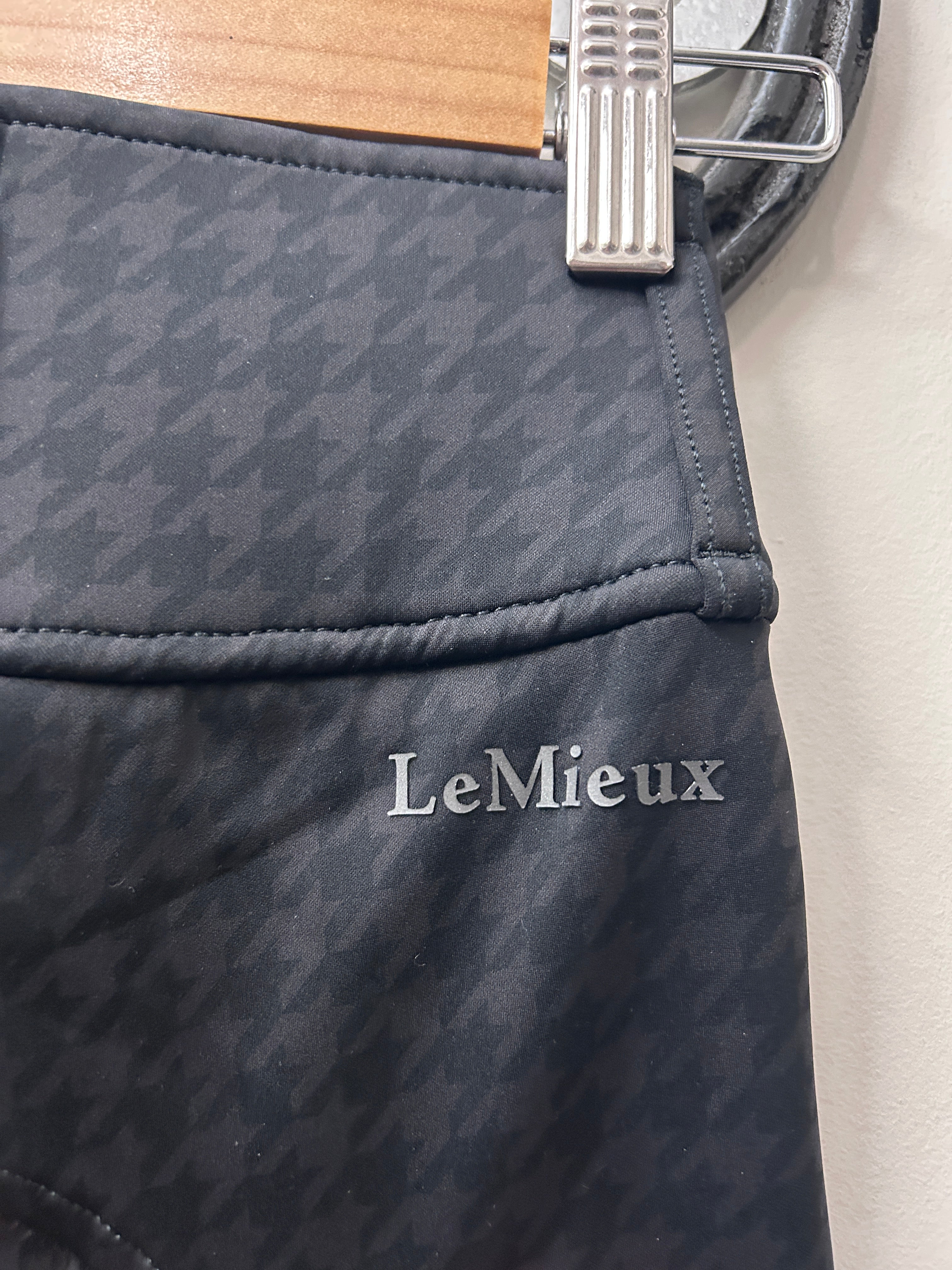 LeMieux Aspen Houndstooth Winter Riding Tights 4