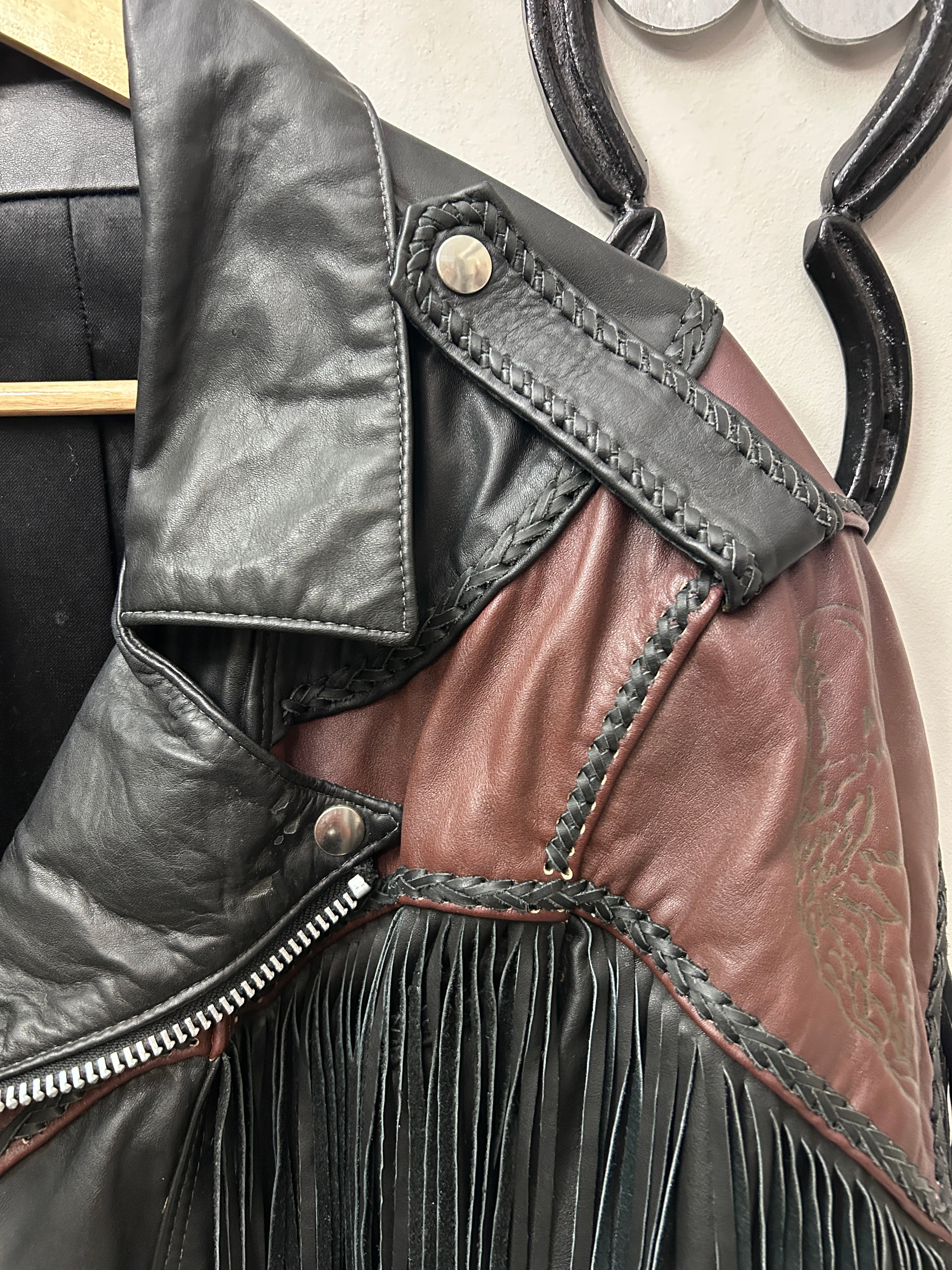 Vintage Handmade Leather Men's Jacket
