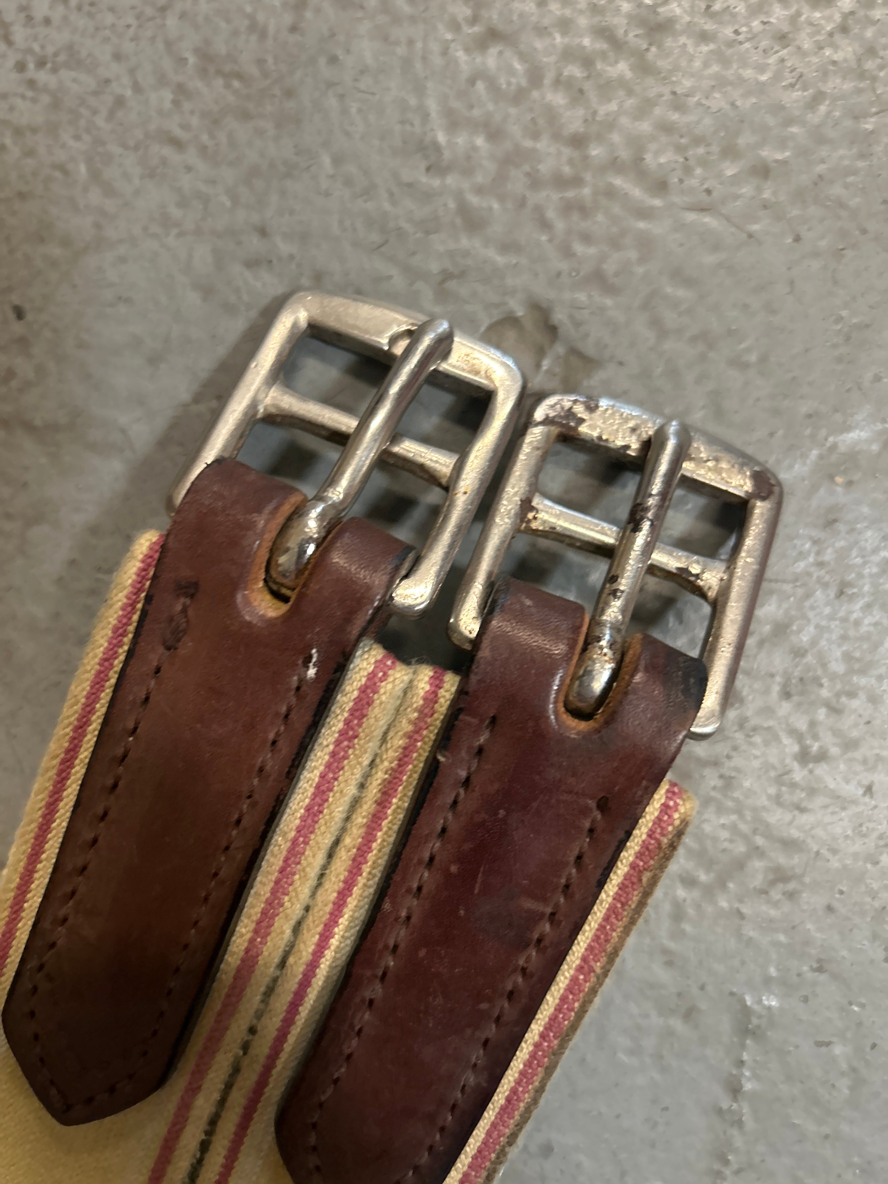 48" Padded Leather Girth-English Girth-Consignment-Evolution Equestrian Co.