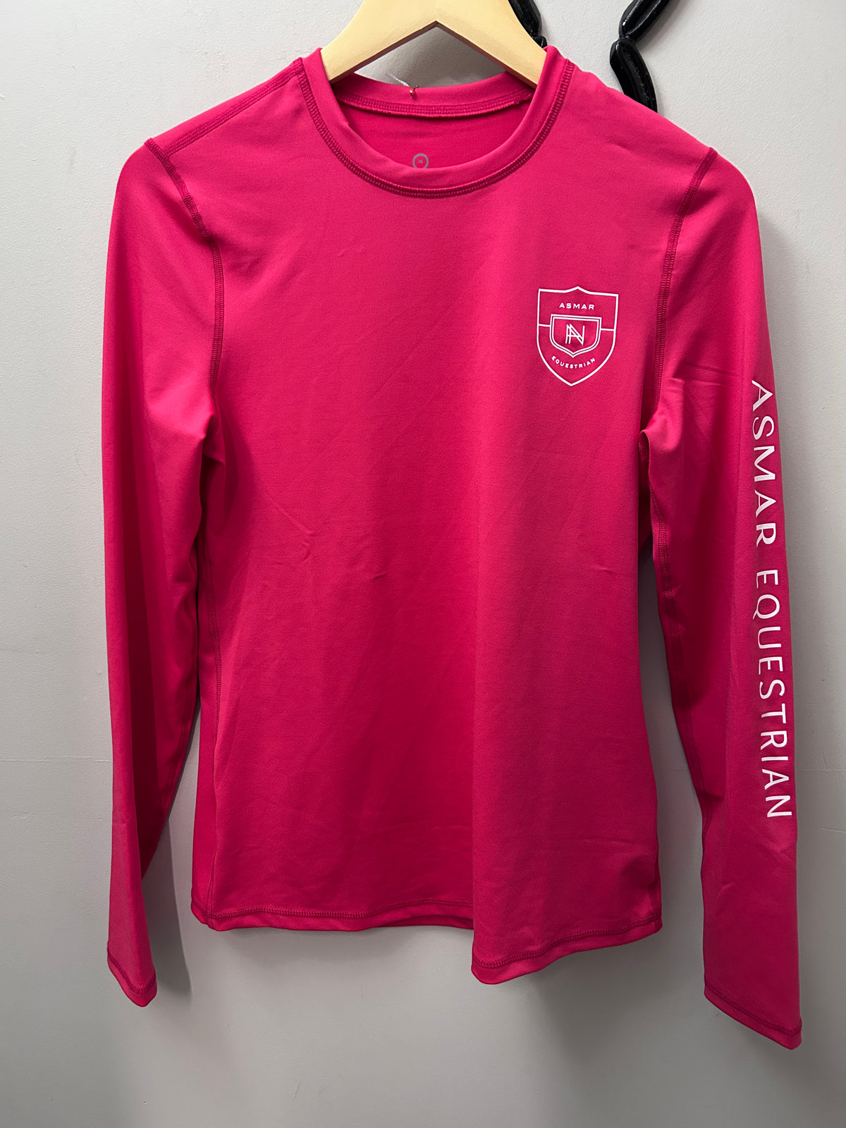Noel Asmar Equestrian Logo Shirt Pink Medium