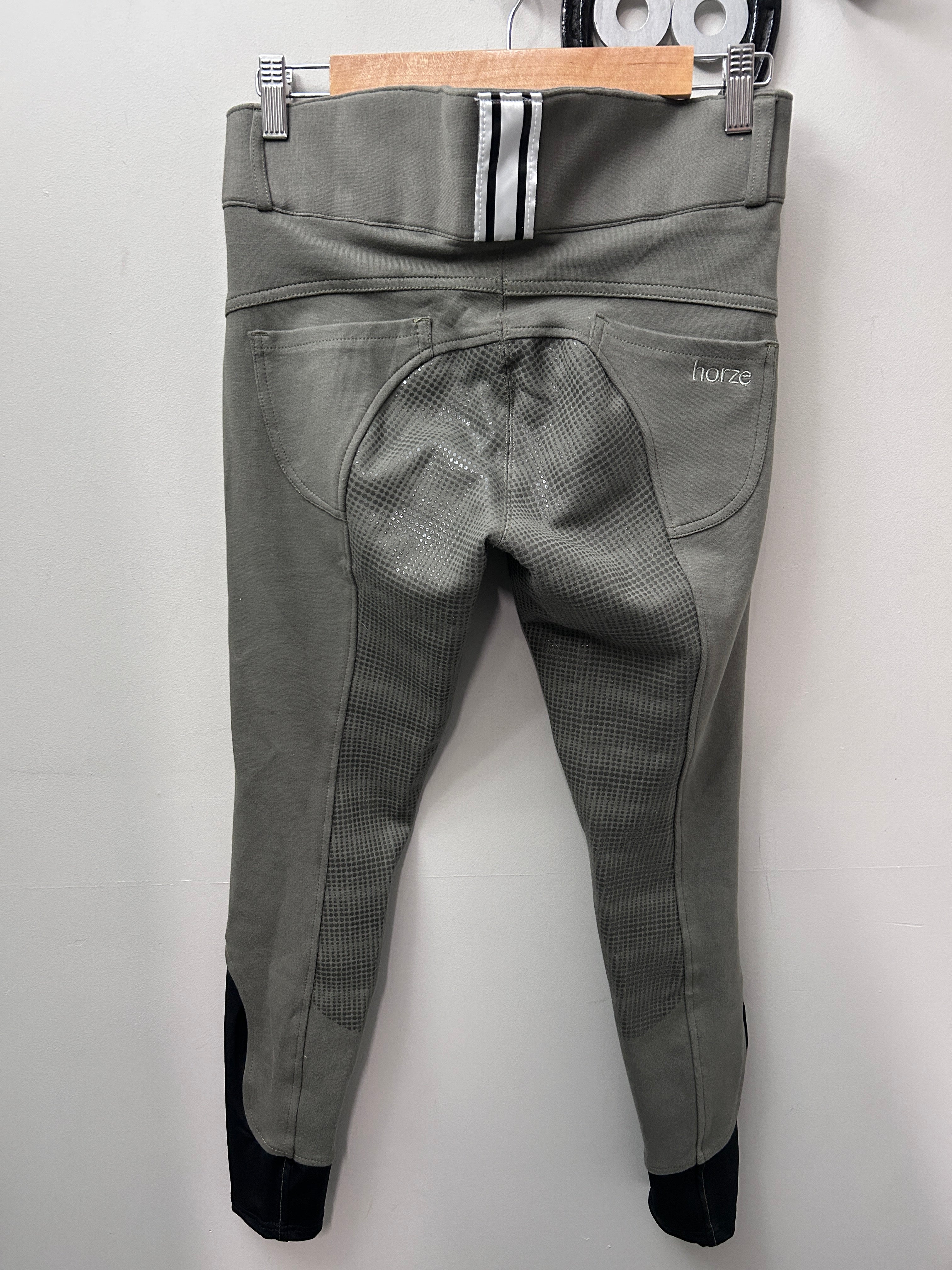 Horze Olive Green Full Seat Breeches 24
