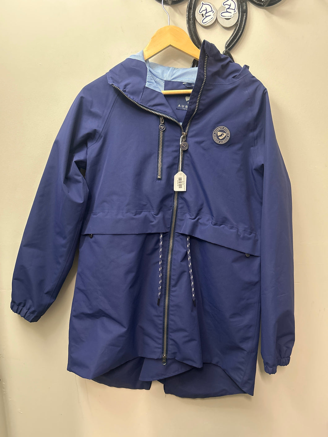 Shires Aubrion Blue Rain Jacket Medium