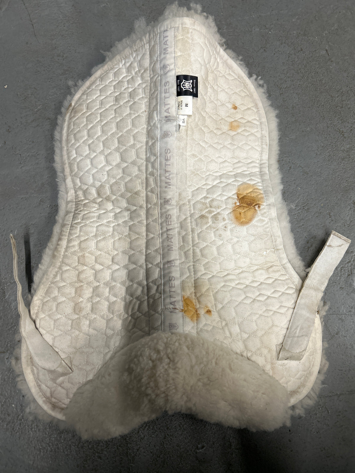 Mattes Sheepskin Half Pad Medium