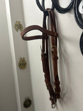 Load image into Gallery viewer, Harness Leather Western Training Headstall
