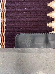 Red Horse Western Saddle Blanket Wine/Orange/Tan