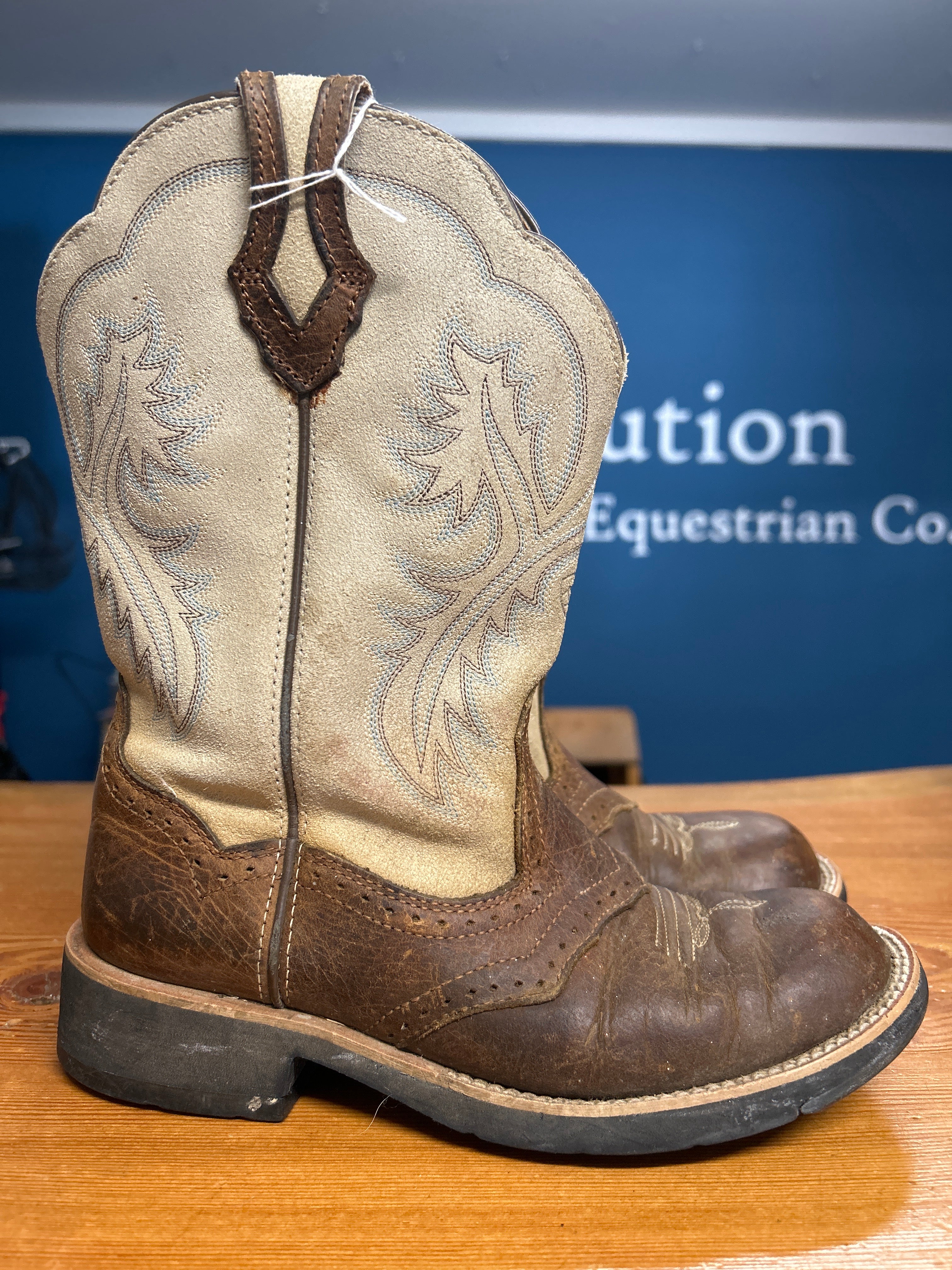 Ariat Fat Baby Cowboy Boots 7.5B