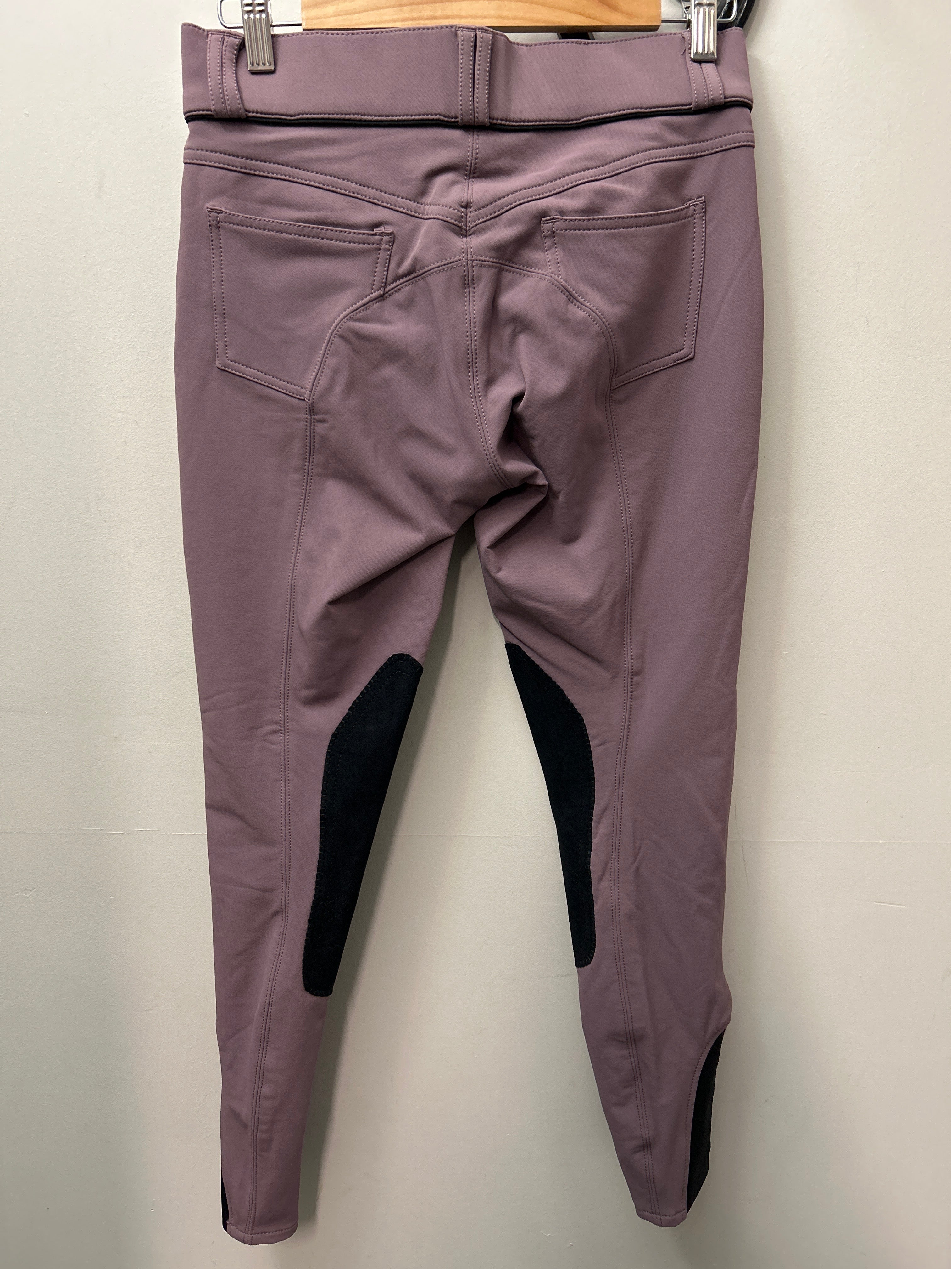Elation Platinum Plum Knee Patch Breeches 28