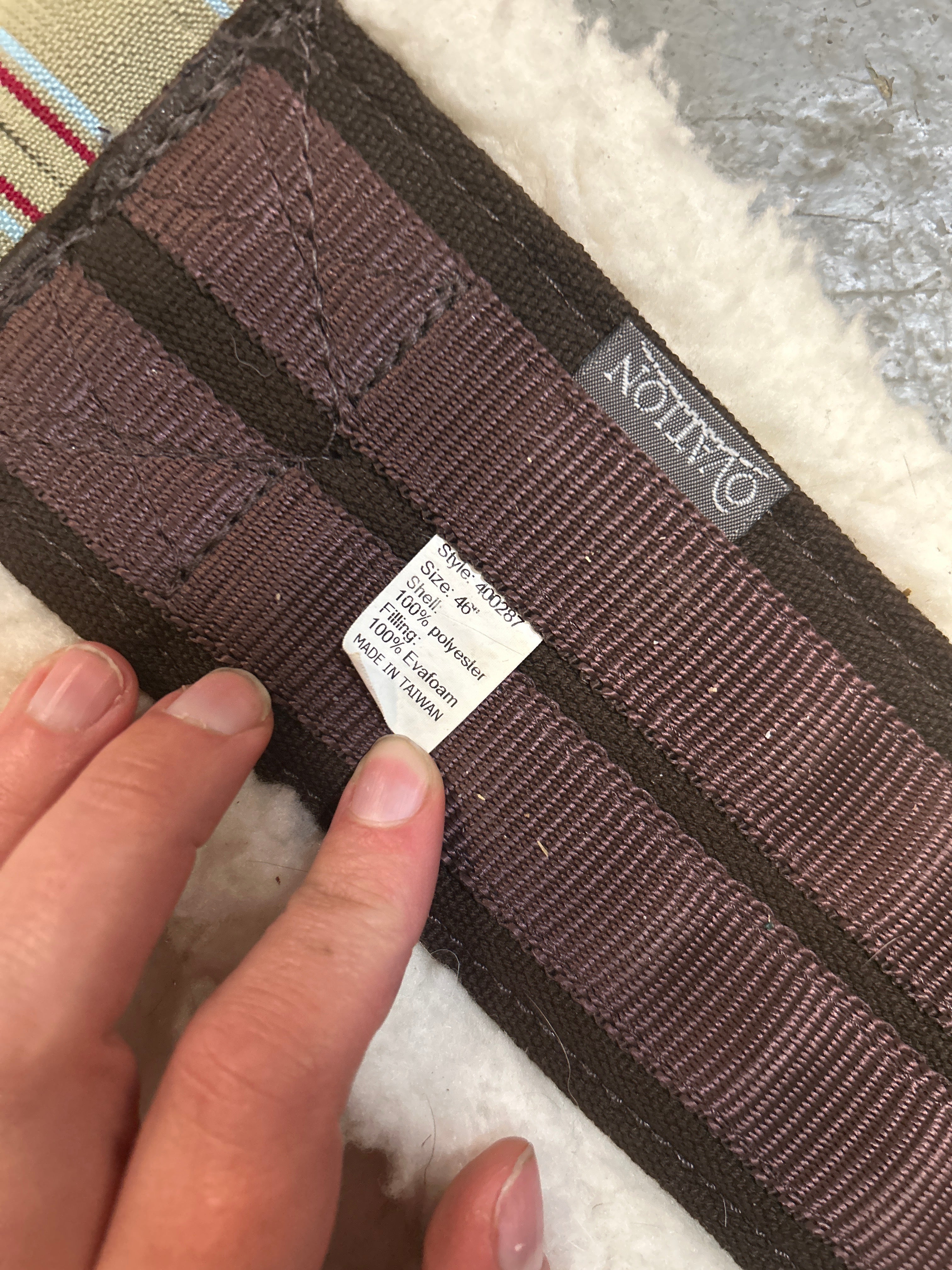 Ovation Fleece Lined Girth 46"