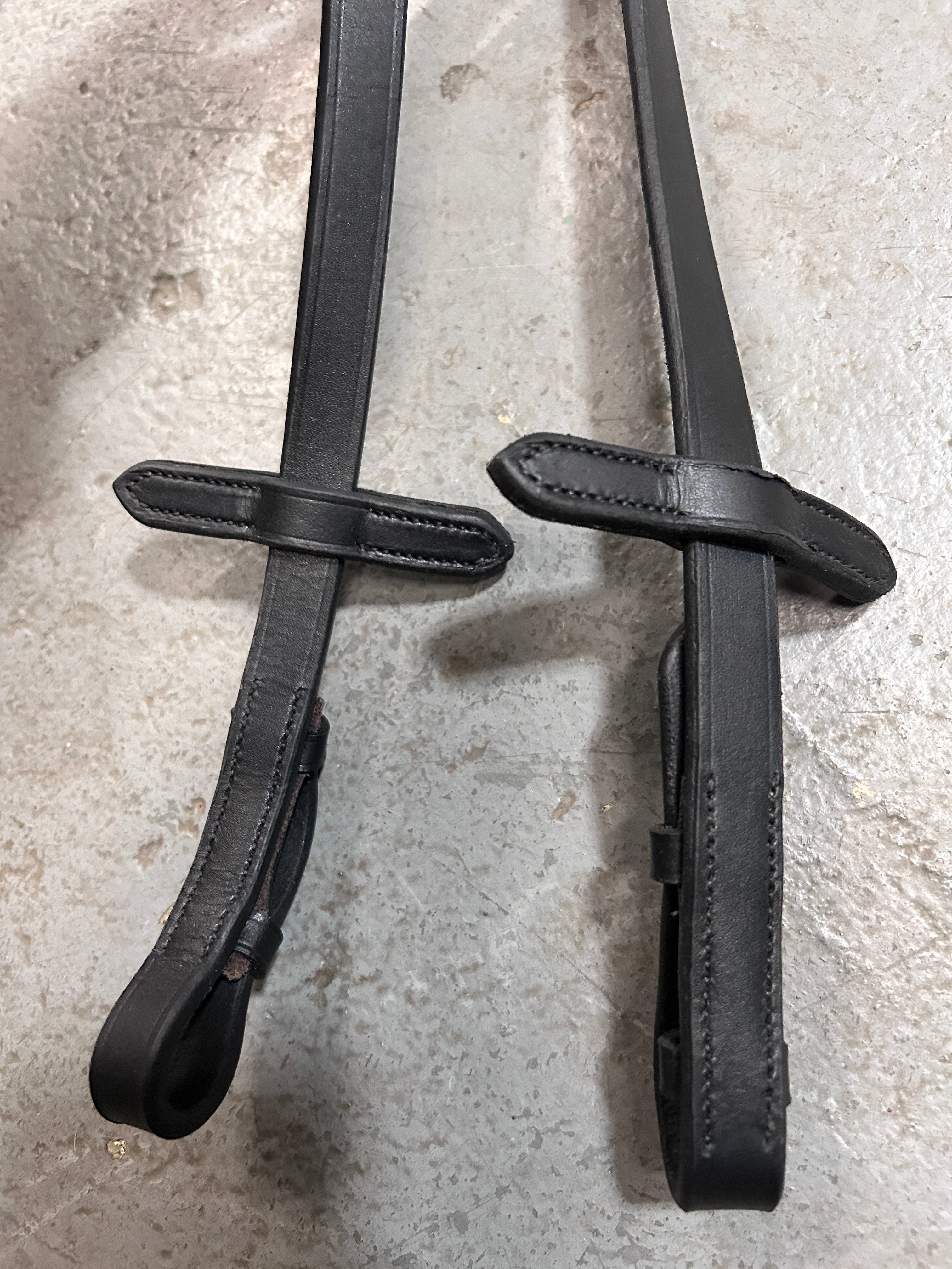 Black Rubber Reins
