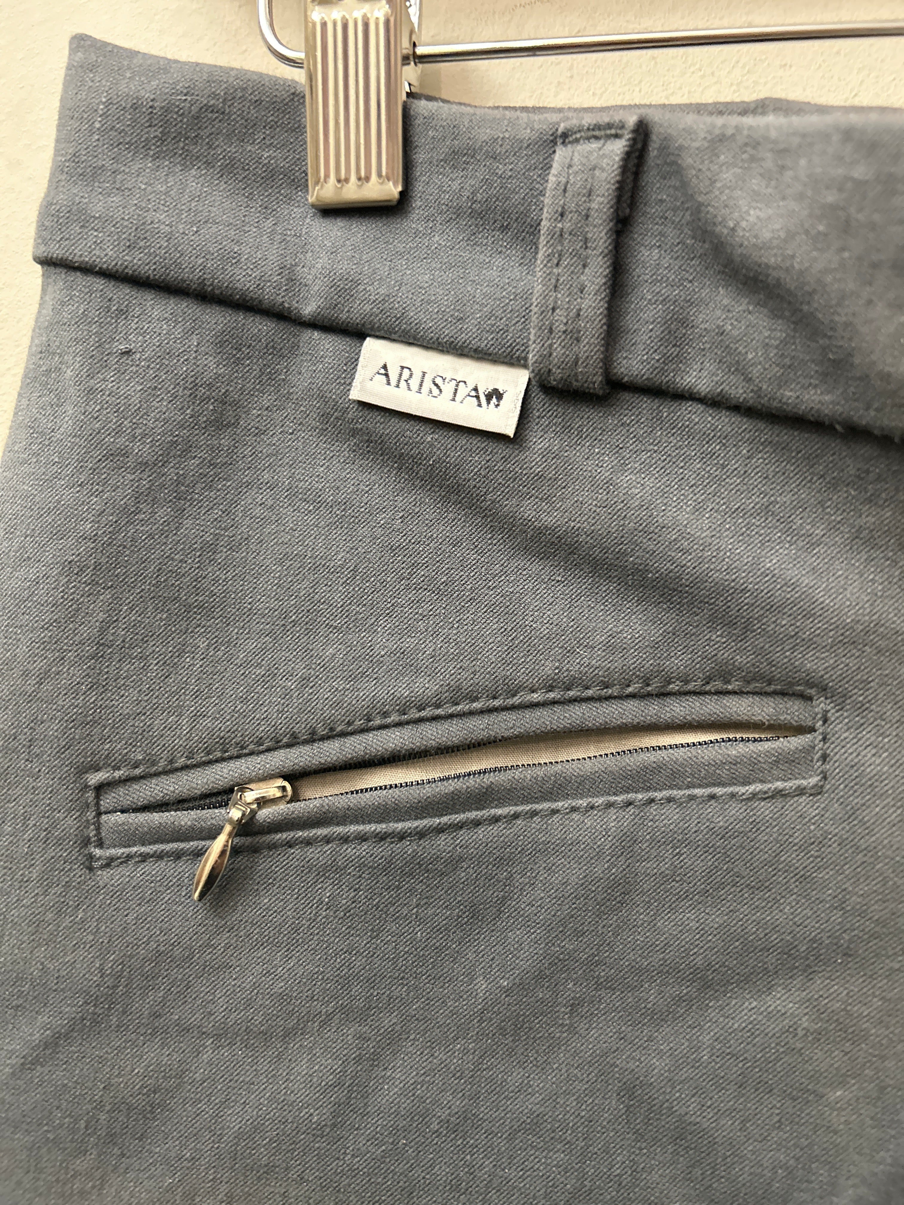 Arista Grey Knee Patch Breeches 34R