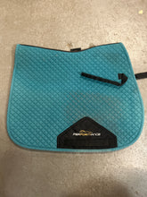 Load image into Gallery viewer, Shires Performance Turquoise Pony Saddle Pad
