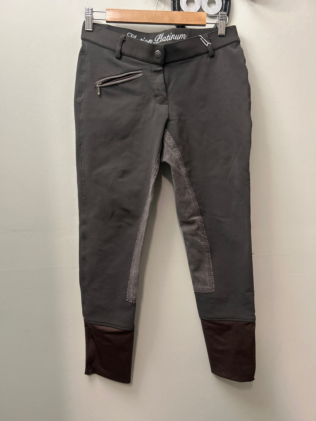 Elation Grey Full Seat Breeches 28