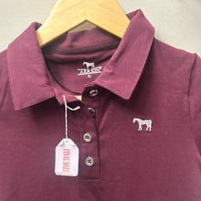 Load image into Gallery viewer, Aerion Kids Burgundy Polo XL
