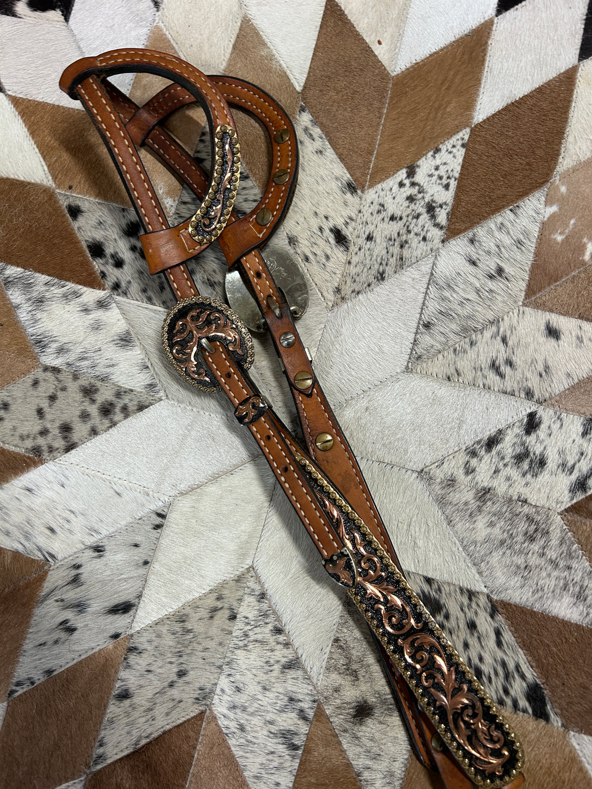 Dale Chevaz Western Show Headstall