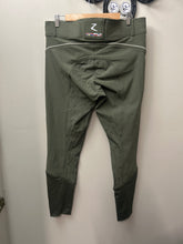 Load image into Gallery viewer, Horze Green Full Seat Breeches 34
