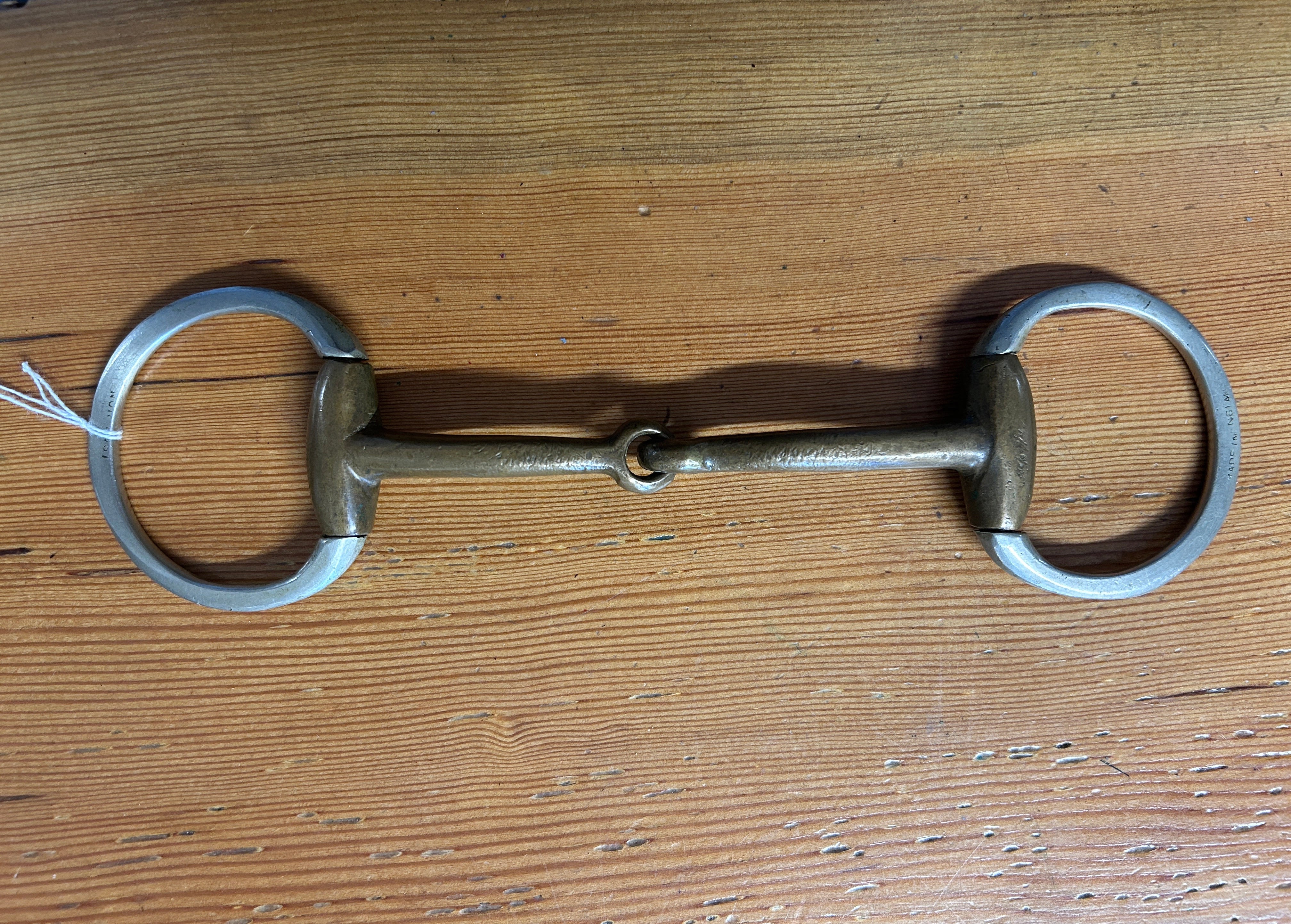 Eggbutt Brass Snaffle Bit 5.5"